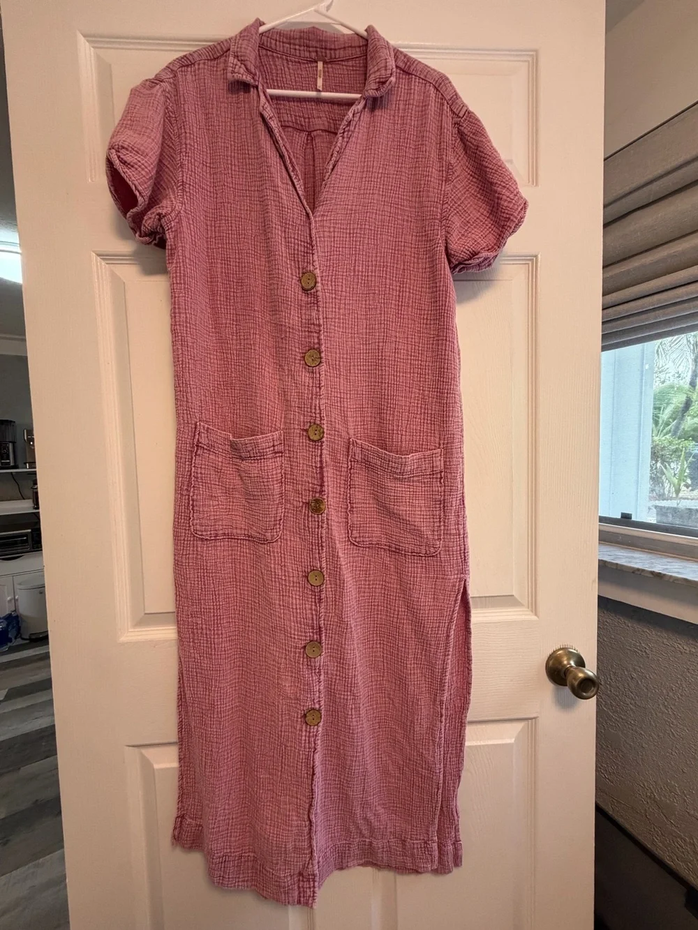 Free People Almeda Mauze Cotton Gauze Midi Dress - Picture 2 of 9